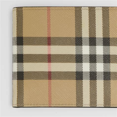 burberry small vintage wallet|Burberry men's bifold wallet.